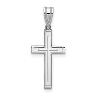 Load image into Gallery viewer, 14k White Gold Cross Pendant
