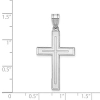 Load image into Gallery viewer, 14k White Gold Cross Pendant
