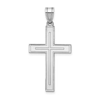 Load image into Gallery viewer, 14k White Gold Cross Pendant
