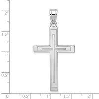 Load image into Gallery viewer, 14k White Gold Cross Pendant
