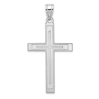 Load image into Gallery viewer, 14k White Gold Cross Pendant
