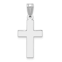Load image into Gallery viewer, 14k White Gold Cross Pendant
