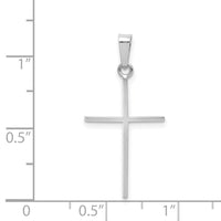 Load image into Gallery viewer, 14k White Gold Cross Charm
