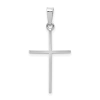 Load image into Gallery viewer, 14k White Gold Cross Charm
