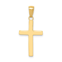 Load image into Gallery viewer, 14k Polished Cross Charm
