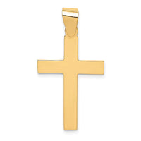 Load image into Gallery viewer, 14k Polished Cross Pendant
