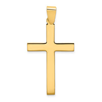 Load image into Gallery viewer, 14k Polished Cross Pendant
