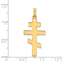 Load image into Gallery viewer, 14k Eastern Orthodox Cross Charm
