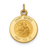 Load image into Gallery viewer, 14k Saint George Medal Charm
