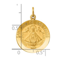Load image into Gallery viewer, 14k Our Lady of San Juan Medal Pendant

