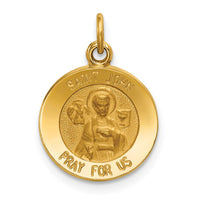 Load image into Gallery viewer, 14k Saint John Medal Charm
