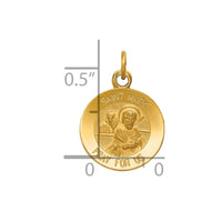 Load image into Gallery viewer, 14k Saint Mark Medal Charm
