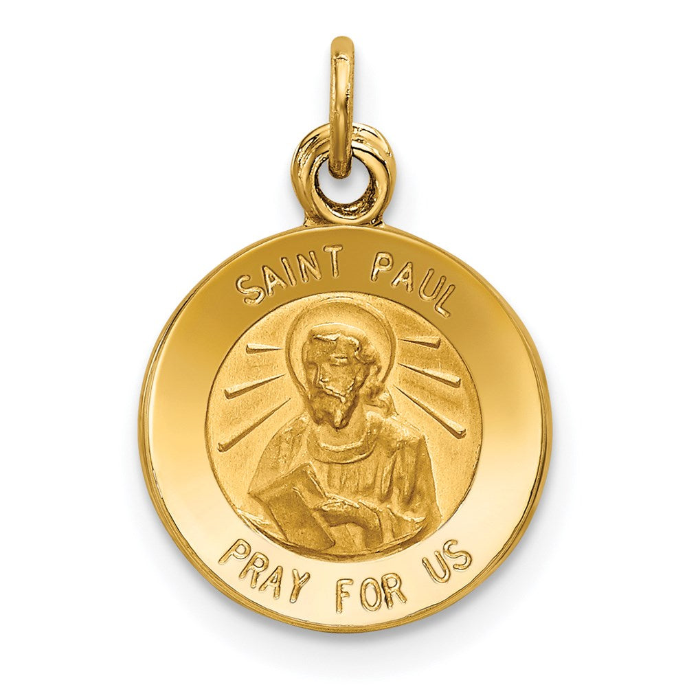 14k Saint Paul Medal Charm