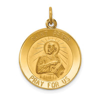 Load image into Gallery viewer, 14k Saint Peter Medal Pendant
