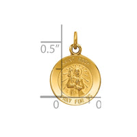 Load image into Gallery viewer, 14k Saint Roch Medal Charm
