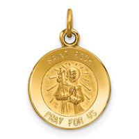 Load image into Gallery viewer, 14k Saint Roch Medal Charm
