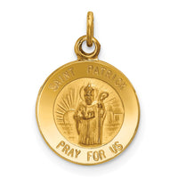 Load image into Gallery viewer, 14k Saint Patrick Medal Charm
