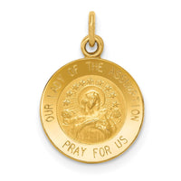Load image into Gallery viewer, 14k Our Lady Of The Assumption Medal Charm
