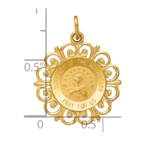 Load image into Gallery viewer, 14k Our Lady Of The Assumption Medal Pendant
