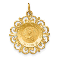 Load image into Gallery viewer, 14k Our Lady Of The Assumption Medal Pendant
