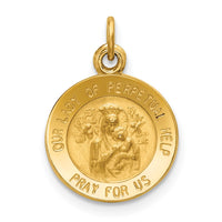 Load image into Gallery viewer, 14k Our Lady of Perpetual Help Medal Charm
