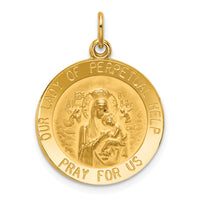Load image into Gallery viewer, 14k Our Lady of Perpetual Help Medal Pendant
