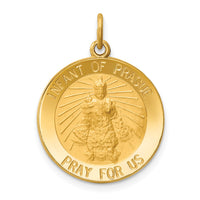 Load image into Gallery viewer, 14k Infant of Prague Medal Charm
