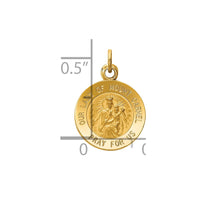 Load image into Gallery viewer, 14k Our Lady of Mt. Carmel Medal Charm
