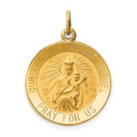 Load image into Gallery viewer, 14k Our Lady of Mt. Carmel Medal Charm
