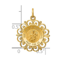 Load image into Gallery viewer, 14k Our Lady of Mt. Carmel Medal Charm
