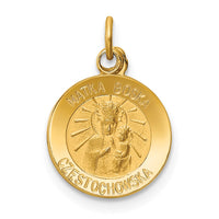 Load image into Gallery viewer, 14k Matka Boska Medal Charm
