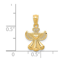 Load image into Gallery viewer, 14k Polished Angel Pendant
