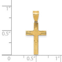 Load image into Gallery viewer, 14K Laser Designed Cross
