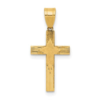 Load image into Gallery viewer, 14K Laser Designed Cross

