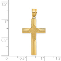 Load image into Gallery viewer, 14K Laser Designed Cross
