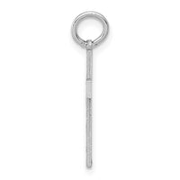 Load image into Gallery viewer, 14K White Gold Laser Designed Cross Charm
