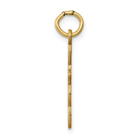 Load image into Gallery viewer, 14K Loop w/Center Heart Cross Charm
