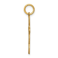 Load image into Gallery viewer, 14K Loop w/Center Heart Cross Pendant
