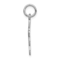 Load image into Gallery viewer, 14K White Gold Loop w/Center Heart Cross Pendant
