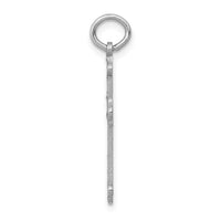 Load image into Gallery viewer, 14K White Gold Laser Designed Cross Pendant
