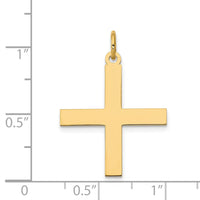 Load image into Gallery viewer, 14K Laser Designed Greek Cross Pendant
