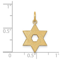 Load image into Gallery viewer, 14K Laser Designed Star of David Charm

