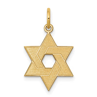 Load image into Gallery viewer, 14K Laser Designed Star of David Charm

