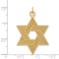 Load image into Gallery viewer, 14K Laser Designed Star of David Pendant
