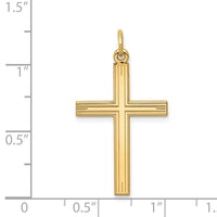 Load image into Gallery viewer, 14K Laser Designed Cross Pendant
