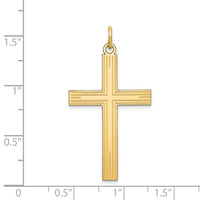 Load image into Gallery viewer, 14K Laser Designed Cross Pendant
