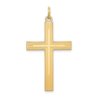 Load image into Gallery viewer, 14K Laser Designed Cross Pendant

