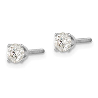 Load image into Gallery viewer, 14k White Gold AA Quality Complete Diamond Stud Earring
