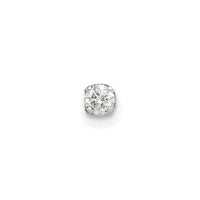 Load image into Gallery viewer, 14k White Gold AA Quality Complete Diamond Stud Earring
