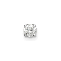 Load image into Gallery viewer, 14k White Gold AA Quality Complete Diamond Stud Earring
